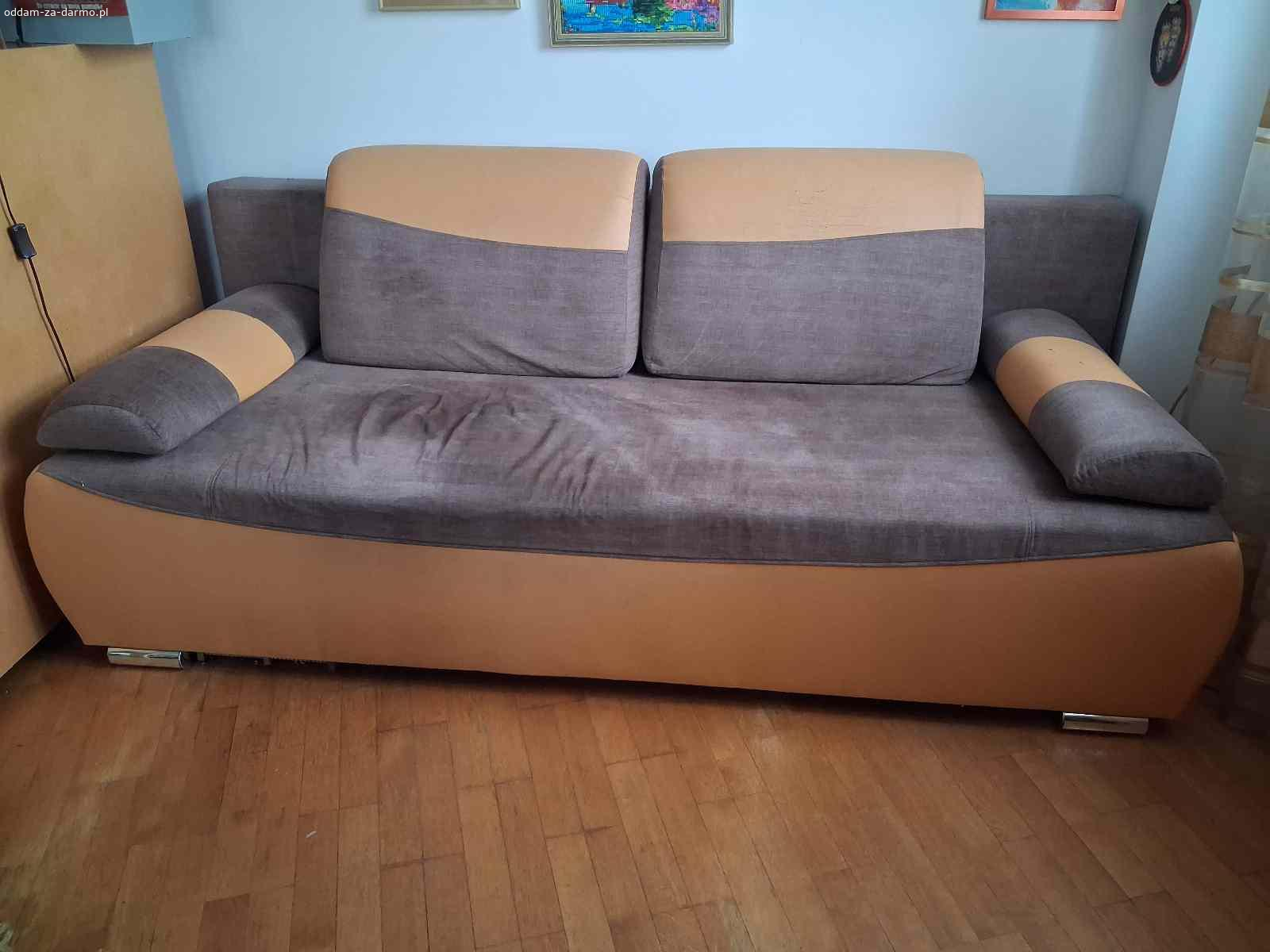 Sofa rozkładana z funkcją spania